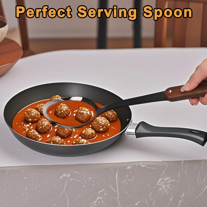 Stainless Steel Mirror Polished Kitchen Utensils Set - 6pcs Cooking