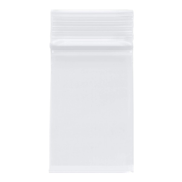 Plymor Heavy Duty Plastic Reclosable Zipper Bags, 4 Mil, 2" x 3" (Case of 1000)