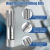 JAMHEXOU 6-Piece NPT Pipe Tap Set, 1", 3/4", 1/2", 3/8",