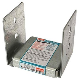 Simpson Strong-Tie ABU66RZ - ZMAX Galvanized Adjustable Standoff Post Base for 6x6 Rough