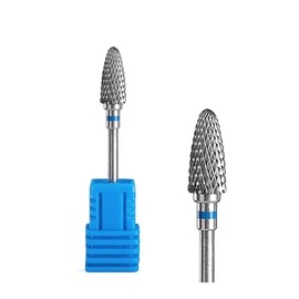 Natury Nails Tungsten Carbide Drill Bit for Nail Lathe Manicure Pedicure Enamel, Acrylic Nails and Gel Nails Rotary Drill (Medium Grain)