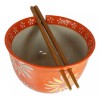 Ebros Gift Japanese Flower Blossoms Ceramic Ramen Udong Noodle Soup