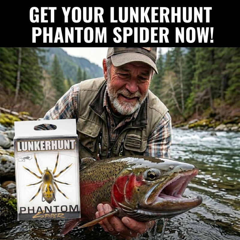 Lunkerhunt Phantom Spider Six Spot 2" 1/4 oz