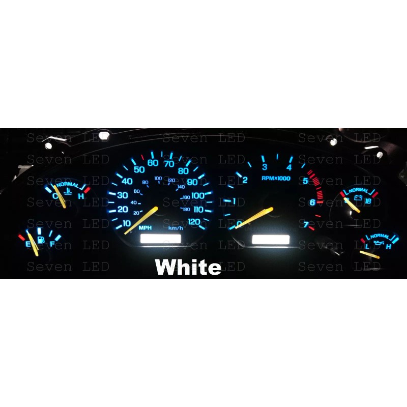 SevenLed Led Kit for Ford Mustang 1994-1998 Cluster Gauge and