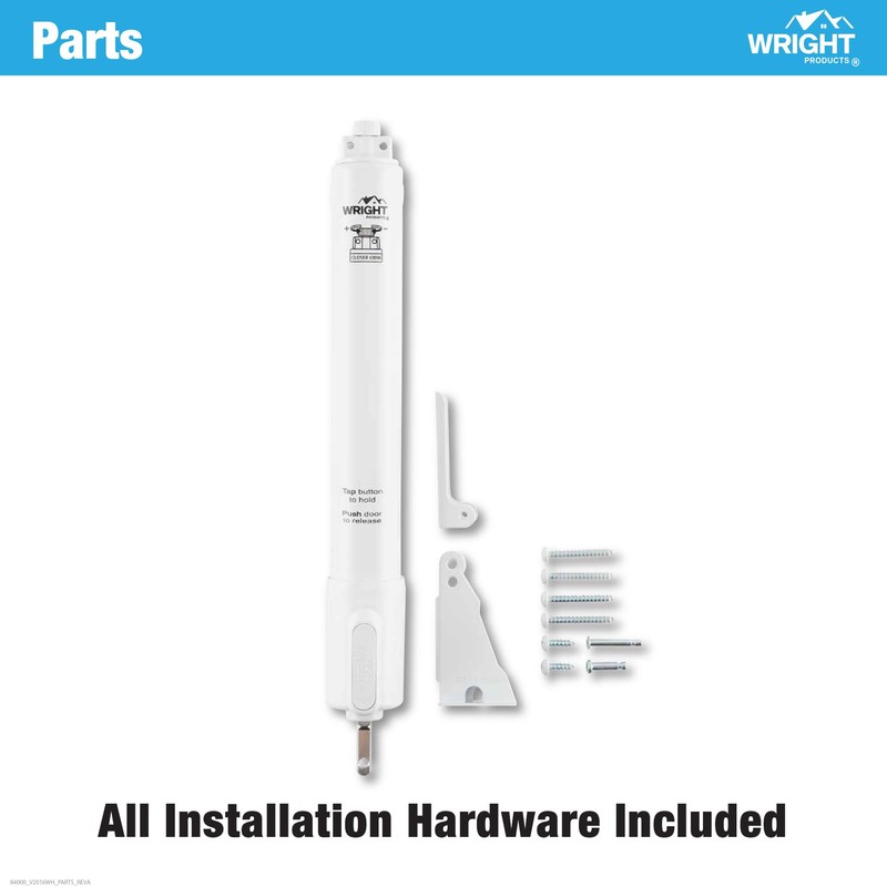 Wright Products Heavy Duty Pneumatic Screen & Storm Door Closer