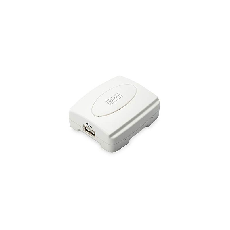 Digitus Fast Ethernet Print Server white White
