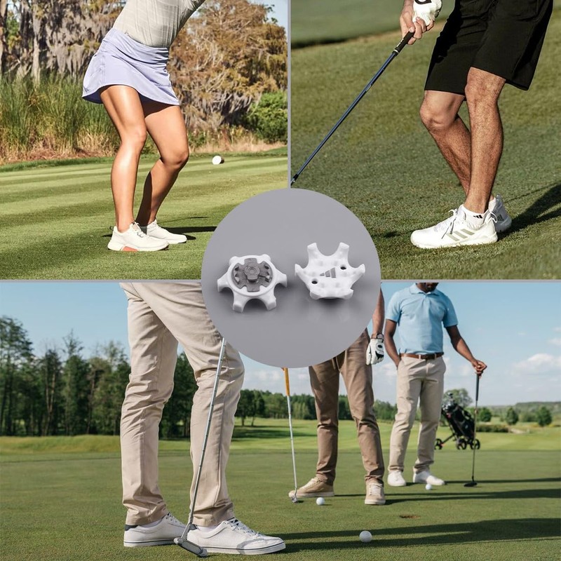 Ncheli Pack of 8 Golf Shoe Spikes + 1 Golf