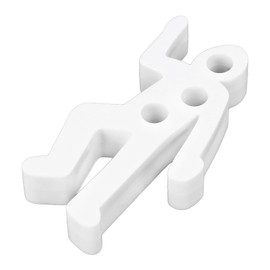 Realistic Crime Scene Pencil Holder, Dead Fred Pencil Pen Holder for Desk Pen Holder Realistic Figurine Pen Holder, Office Desk Accessories (White)