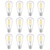 WIHTU LED Light Bulbs, Bright Vintage 6W LED Edison Bulbs,