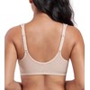 DotVol Women's Large Sizes Bra Full Cup Unpadded U-Back Bra