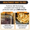 Gourmia 4-Qt Digital Air Fryer with Guided Cooking, Easy Clean,