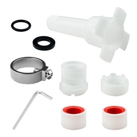 Four in One Tub Spout Adapter, Threaded Bathtub Faucet Spout Adapter Slip Kit for Copper, Tub Spout Diverter Repair Kit fit 1/2'' Copper Pipe, 1/2'' and 3/4'' IPS Pipe Thread