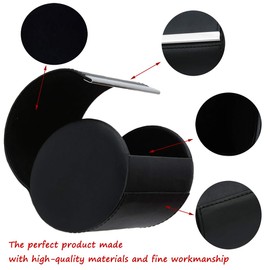 Neck Tie Box Iristide Formal Cylinder Men's Classy Necktie Travel Storage Case