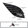Spec-D Tuning Clear Bumper Driving Fog Lights + Bulbs +
