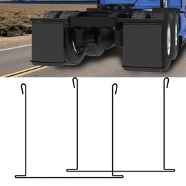 SHINJEW 24 Inch Mud Flap Anti Sail Bracket, 1 Pair Mudflap Hanger Holder fit for Trucks and Trailers