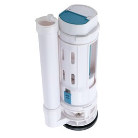 T Tulead Toilet Push Button Valve Replacement Flush Toilet Dual Flush Drain Valve 250mm/9.84" Height, Fit for Drainage Hole 65-75mm