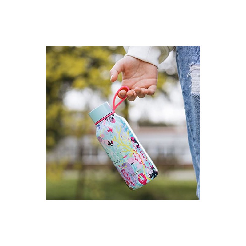 Quokka KIDS BOTELLA TERMO SOLID CON COLGADOR UNDERWATER 330 ML