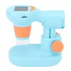 Kids Microscope with 8 LEDs IPS Eye Protection Screen 100X‑800X