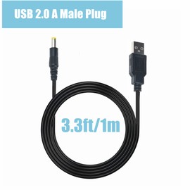 CJP-Geek USB Power Cord Cable Replacement for Laptop Notebook Fan Cooler Cooling Pad 5.5mm, 3.5mm Tip