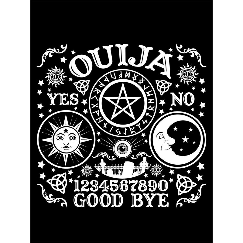 Grindstore Ouija Board Tote Bag Black