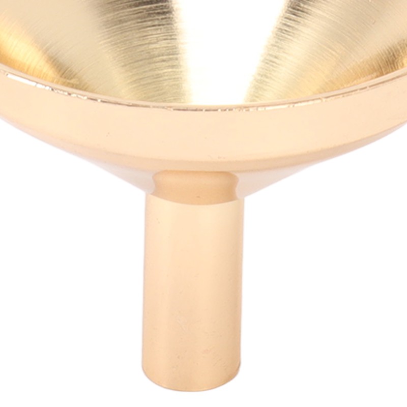 5 Pcs Funnel Set Stainless Steel Gold Plating Wide Mouth