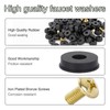 96 PCS Faucet Washer Assortment Kit, Outdoor Faucet Repair Kit