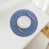 Leegood 15Inch Round Placemats for Dining Table - Heat-Resistant Non-Slip