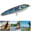 Fish Lure Abalone Shell Fishing Bait Wooden Crankbait for Tuna