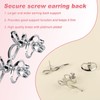 4pcs Earring Backs for Droopy Ears, Copper Earring Lifters Backs
