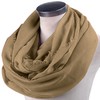 CJ Apparel Mink Beige Mobius Infinity Scarf Snood Cowl Circular