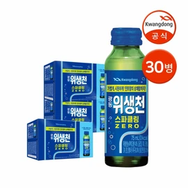 Guangdong Hygiene Cheon Sparkling Zero 75ml 30 bottles / 광동 위생천 스파클링 제로 75ml 30병