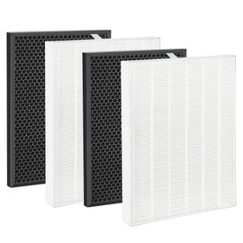 2 Pack XQ True HEPA Replacement Filter X Compatible with Winix XQ, XQ Pro Tower Air Cleaner Purifier, 1712-0089-01-0101-02, H13 HEPA & Activated Carbon Filters