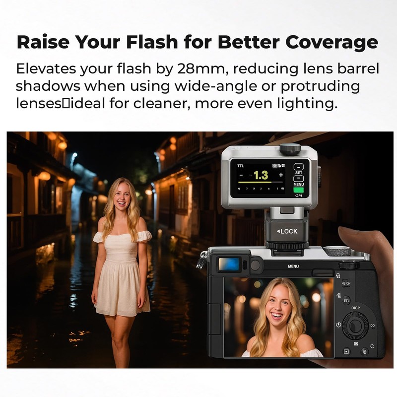 TTL Hot Shoe Riser Extender for Godox IT30PRO-C IT30 PRO