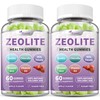 (2 Packs) Zeolite Gummies for Adults - Zeolite Clinoptilolite, Chlorella,