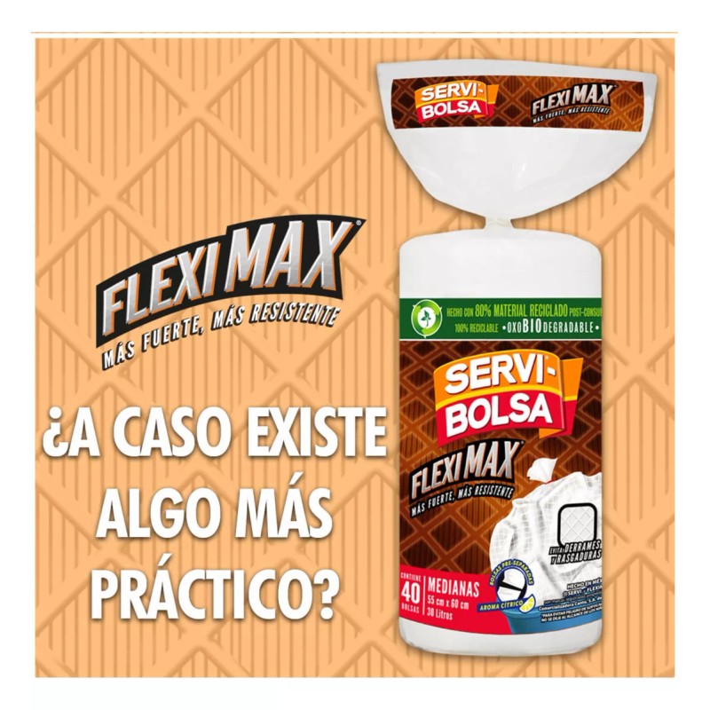 Servibolsa Bolsas Para Basura Servi Bolsa Medianas 40 Bolsas