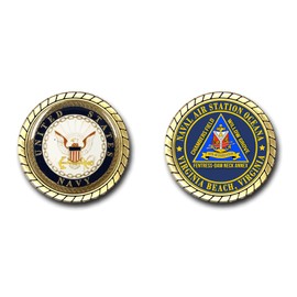 Military Productions NAS Oceana Challenge Coin
