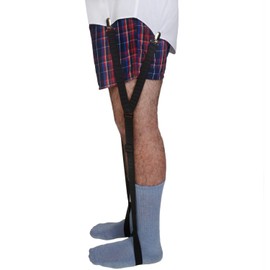 World's Best Shirt Stays from Shirt Stay Plus Footloop Stirrup Style - Black