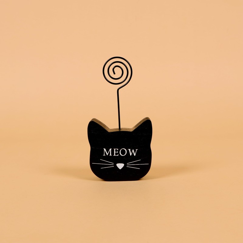 Hanna Roberts Cat Picture Holder, Meow with Whiskers, 5" x