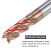 sourcing map 5pcs 3mm Dia 3mm Shank Square Nose End