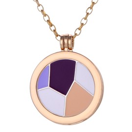 Morella Women’s Stainless Steel Gold Necklace (70 cm) with Pendant and Coin (33 mm) in Jewellery Bag, Stainless Steel