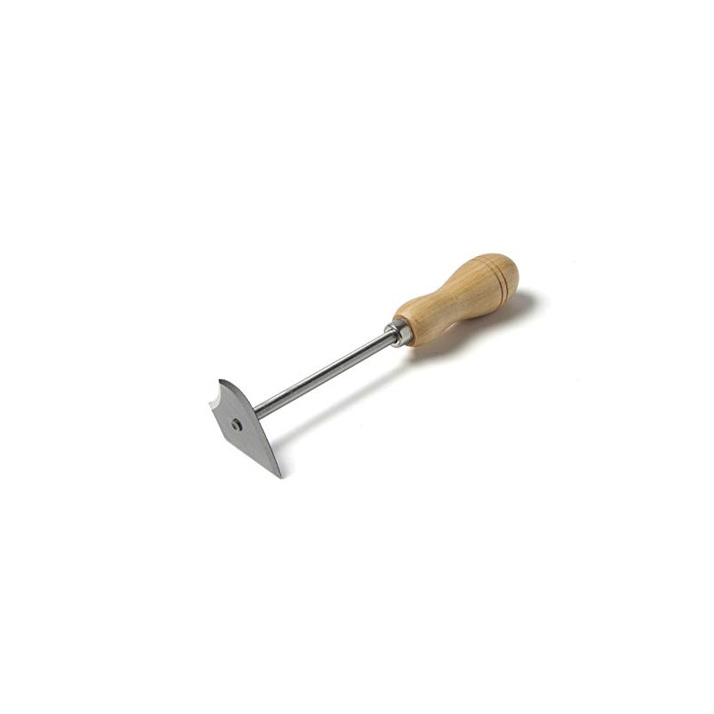 Hamilton Perfection Wooden Handle Curved Edge Combination Shavehook