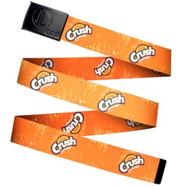 Odd Sox Crush Orange Print Adjustable Belt - Novelty Belt for Men, Women, One Size