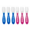 First Essentials by NUK Kiddy Cutlery 6 Piece Fork Set