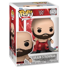 POP WWE: Braun Strowman Funko Vinyl Figure (Bundled with Compatible Box Protector Case), Multicolor, 3.75 inches