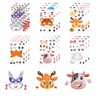 Lolileo Make-a-Face Animal Stickers, Children's Stickers, DIY Animal Mix Stickers,