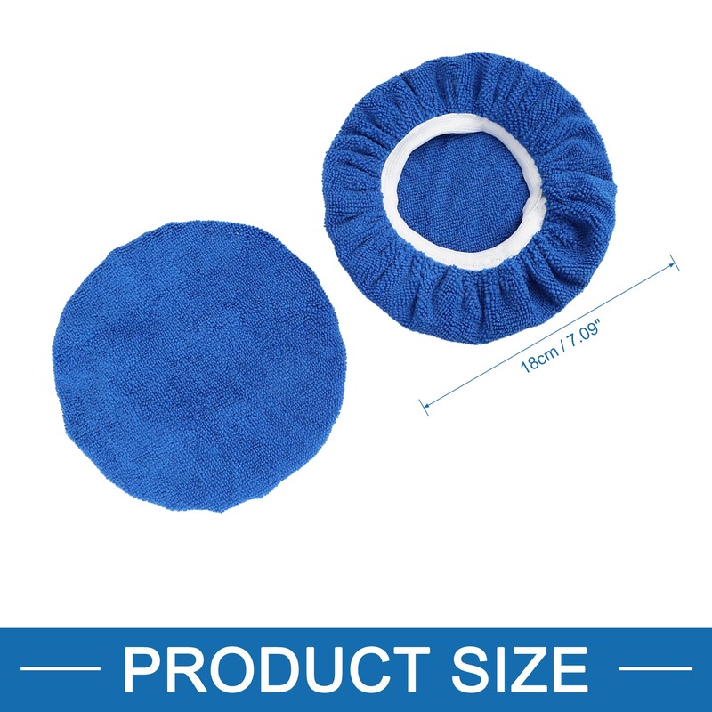 A ABSOPRO Wax Polishing Bonnet 7-8 Inch Buffing Pad Cover