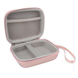 Protective Hard Case for Instax Mini EVO Link Liplay, Camera Carrying Bag Holder with Inner Storage Travel Protective Carrying Storage Bag, Gifts (Blush Gold)