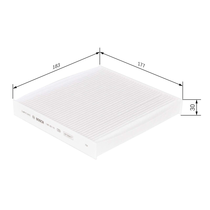 Bosch 1987432115 Pass Compartment Filter