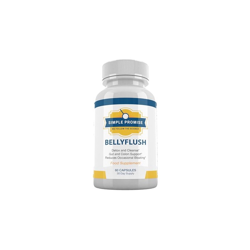 Belly Flush Capsules Natural Ingredients Food Supplement