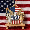 250 Years of America Semiquincentennial Ornament, 2D Acrylic 1776-2026 Patriotic